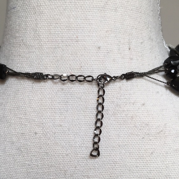 Multi-Layer Black Beaded Necklace - Picture 5 of 5